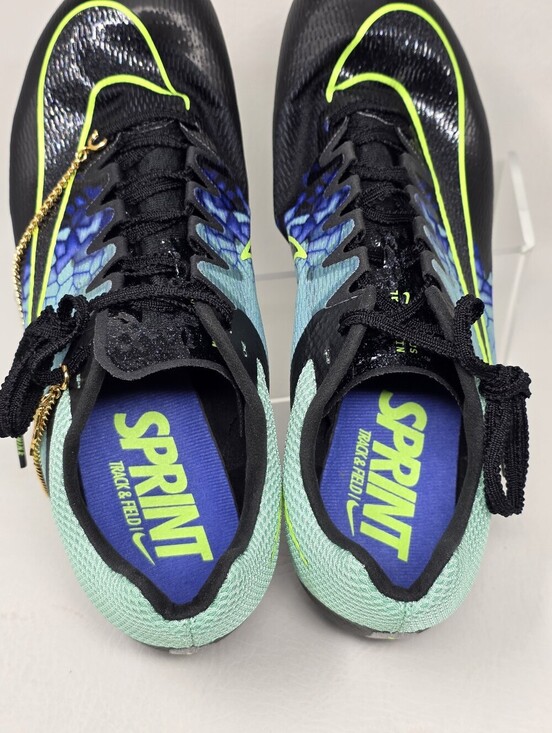 Nike Zoom Rival Sprint Track Men\'s Size 9 Glam Emerald Rise Sapphire IM9132-300 main image 5
